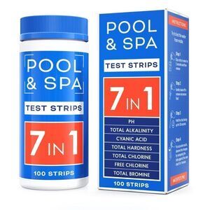 NIB New! Pool and Spa Test Strips 7 in 1 Quick Super Accurate 100 count